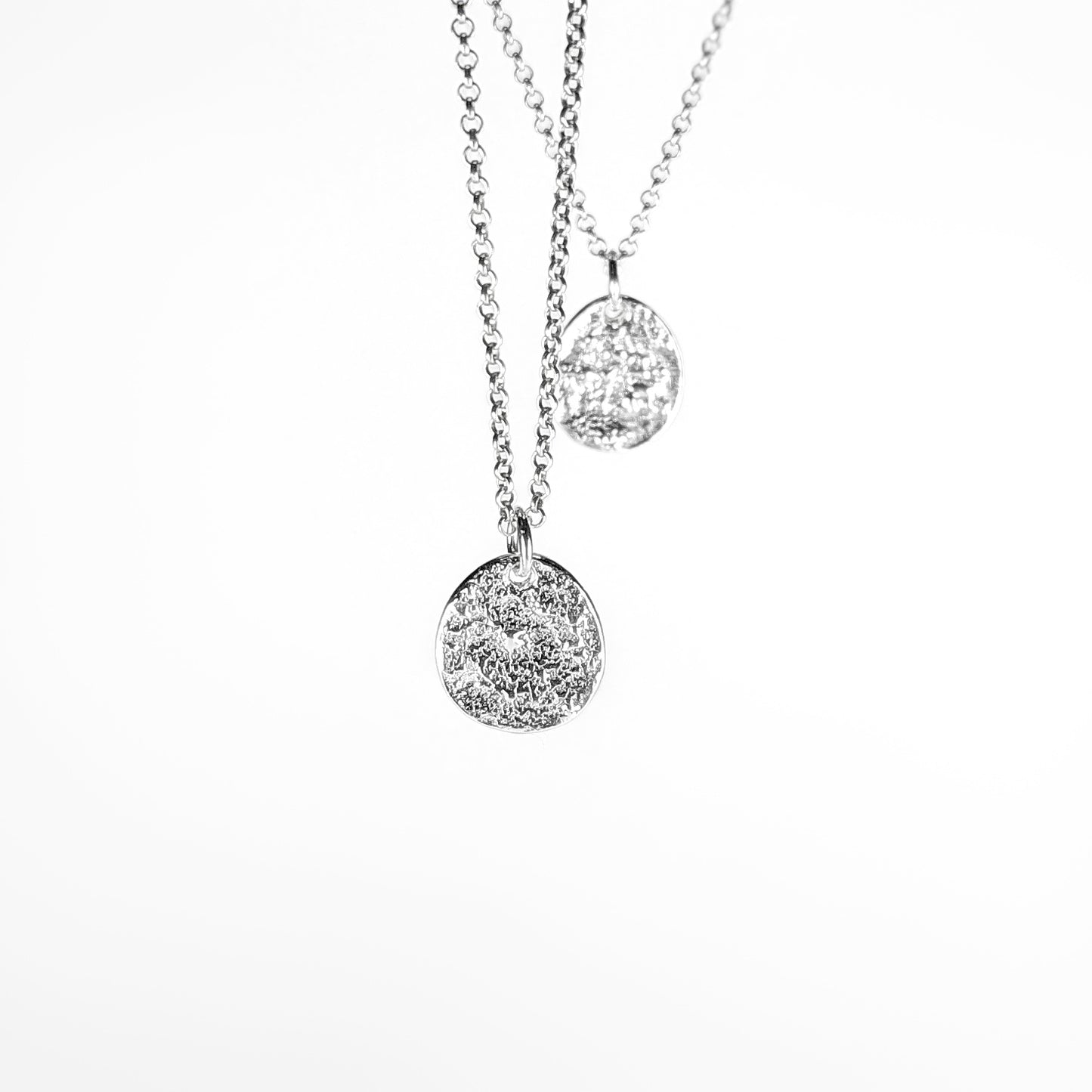 Cremation Ash Infused Silver Pendant