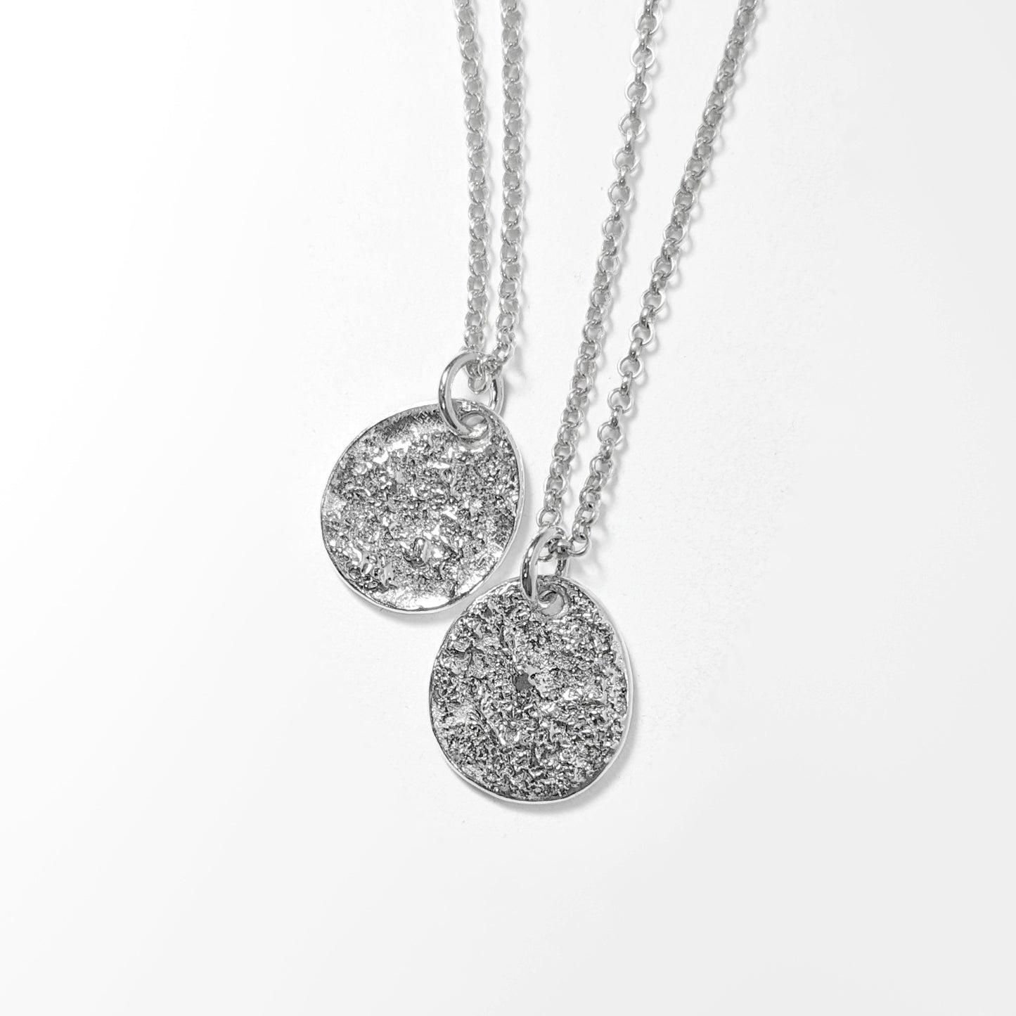 Cremation Ash Infused Silver Pendant