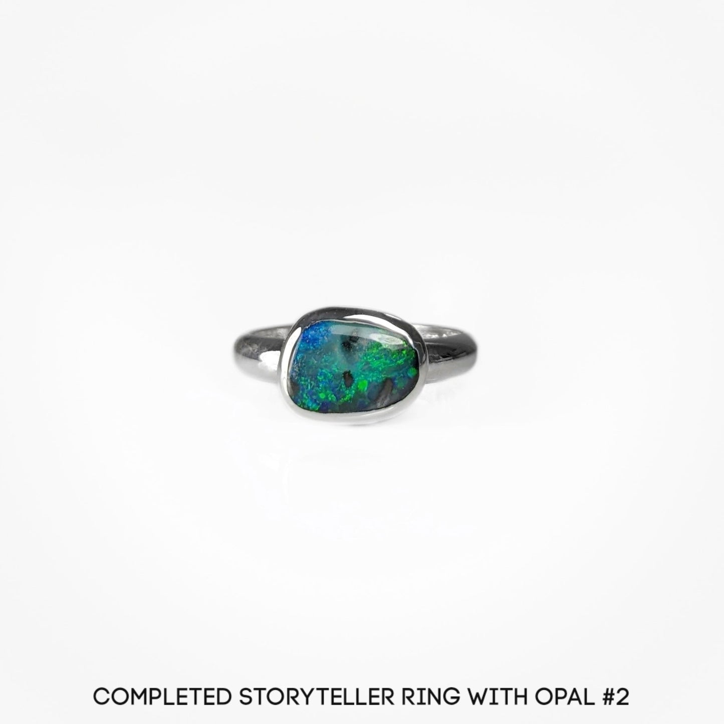 Storyteller Ring or Pendant | Australian Boulder Opal (ABO002)