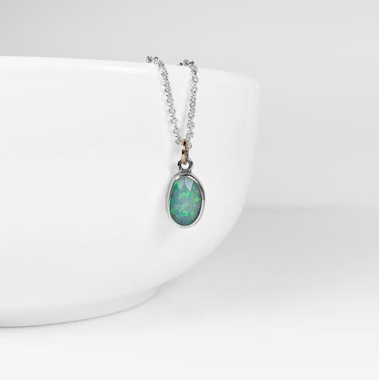 Storyteller Memorial Pendant | Ethiopian Opal