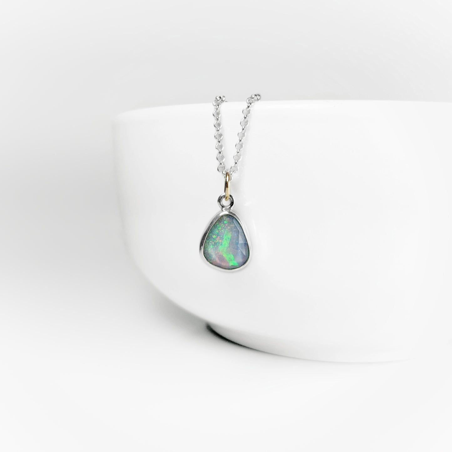 Storyteller Memorial Pendant | Ethiopian Opal