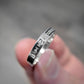 Engravable Silver Message Ring | Flat Band