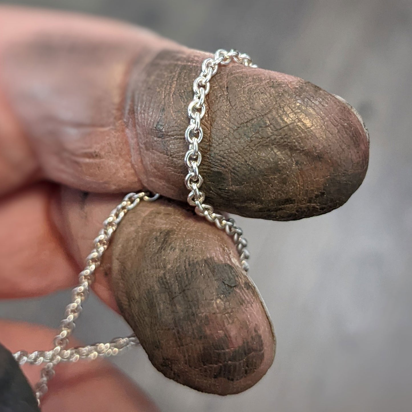 Personalized Adjustable Silver Chain | Universal Fit