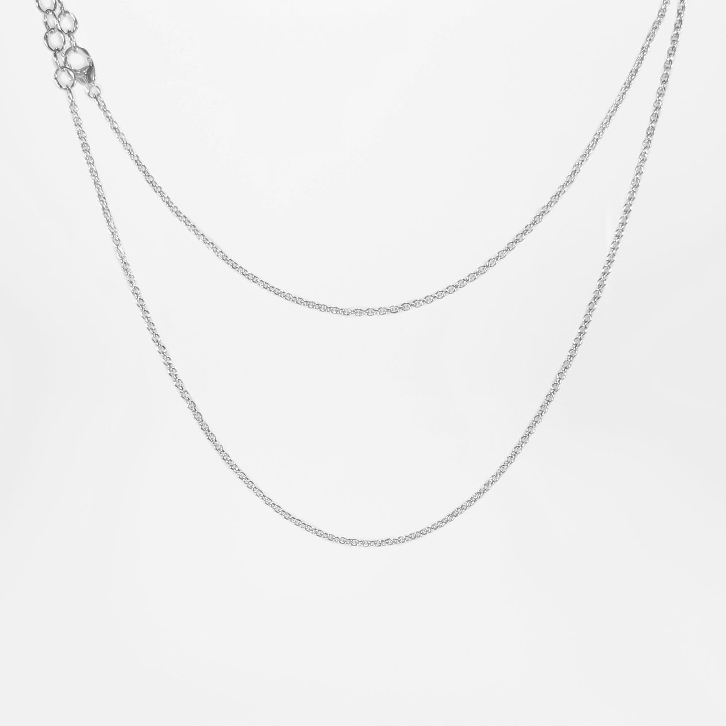 Personalized Adjustable Silver Chain | Universal Fit