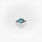 Storyteller MINI Ring | Bright Swiss Blue Topaz (SBT015)
