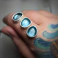 Storyteller Ring or Pendant | London Blue Topaz (LBT015)